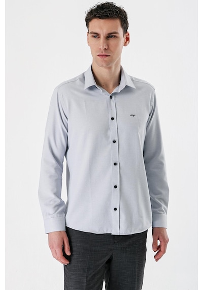 İmza Siyah Uzun Kollu Desenli Armürlü Sert Yaka Cepsiz Pamuklu Slim Fit Dar Kesim Gömlek 1004235171-siyah Siyah İmza Siyah Uzun Kollu Desenli Armürlü Sert Yaka Cepsiz Pamuklu Slim Fit Dar Kesim Gömlek 1004235171-siyah Siyah