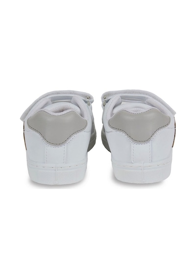 First Step S-1000 Yıldızlı Cırt Cırtlı Kız Bebek Günlük Spor Ayakkabı Beyaz - Gri