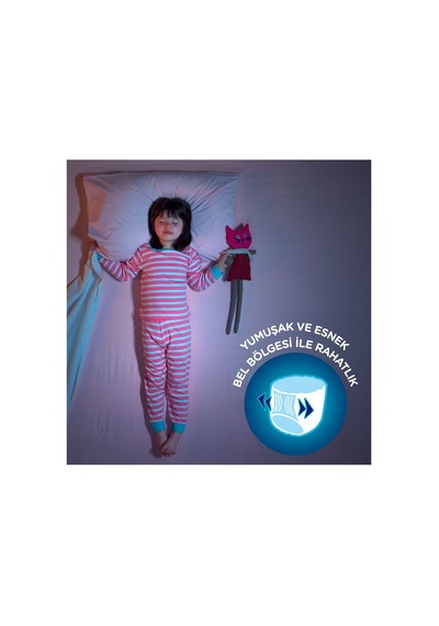 Huggies Dry Nites Kız Emici Gece Külodu 8-15 Yaş 27-57 KG 9 Adet