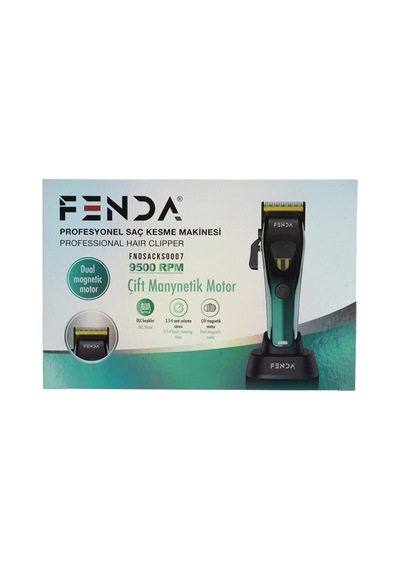 Fenda Profesyonel Saç Kesme Makinesi Yeşil Fndsacks0007