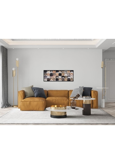 Nova Puzzle 1000 Parça Sevimli Kediler Kolajı Panorama Puzzle