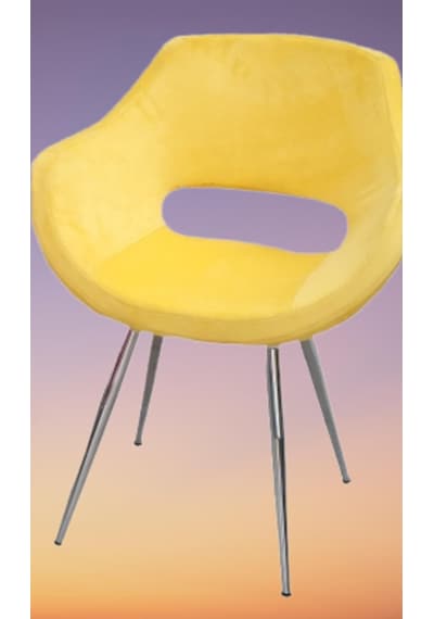 Bengimobilya Sandalye Monaco Metal Nikelaj Ayak Ortopedik Dökme Sünger Baby (430534648)