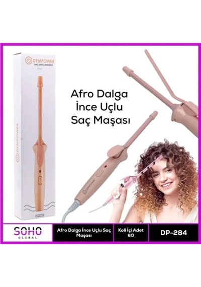 Lb Afro Dalga İnce Uçlu Saç Maşası