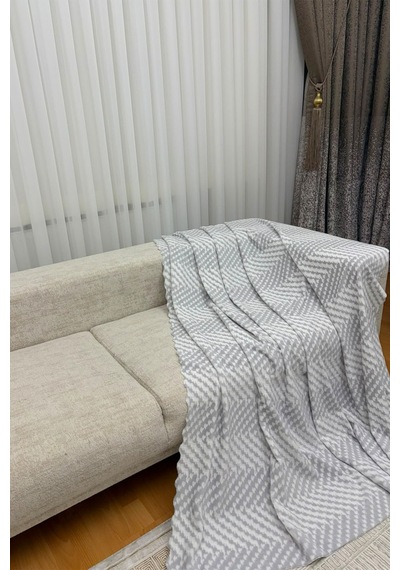 Koltuk Örtüsü Koltuk Şalı Pamuklu Kaymaz Yumuşak Yıkanabilir 3 Lü Koltuk Kanepe Tekli Koltuk Örtüsü 175 X 220 Gri Gri