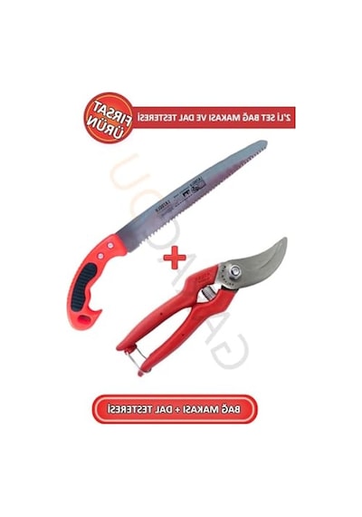 30 Cm Profesyonel Bağ Budama Makası Ve Dal Testeresi, 2'li Set