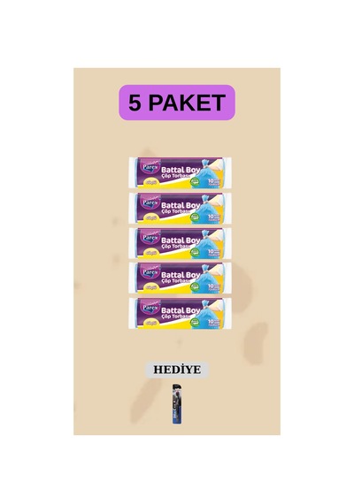 Çöp Torbası Battal Boy 72x95 Prx014