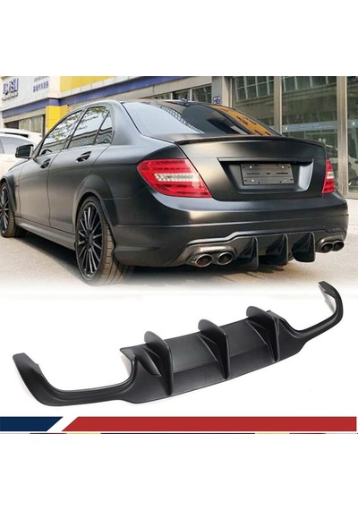 Mercedes W204 C Serisi Amg C63 2012 - 2014 Difüzör Plastik    Boyası
