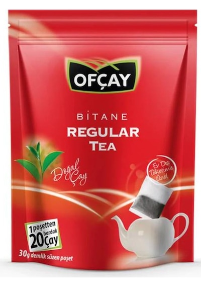 Ofçay Bitane Regular EDT Siyah Süzen Demlik Poşet Çay 30 x 30 G