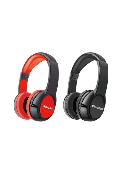 Ven-dens Vd-hp010 Bluetooth 5.3 Kablosuz Kulak Üstü Kulaklık, Katlanabilir Tasarım, 10 Saat Kullanım, Siyah
