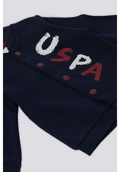 U.s. Polo Assn. Erkek Bebek Lacivert 2'li Hırka Takım Lacivert