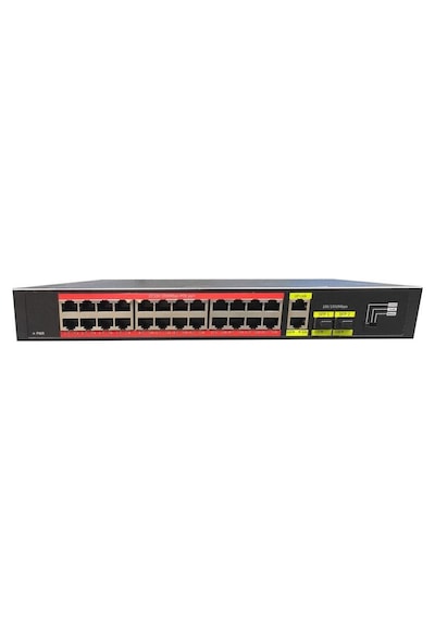 Tiwox TP-G2422SFP-POE300W 24 Port Gigabit+2xGB RJ45/2xSFP Uplink Rackmount Poe Switch