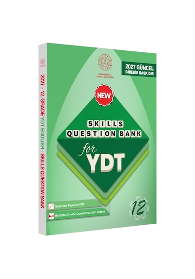 2027 YDT Mebi İngilizce 12.sınıf Skills Question Bank (Beceri Temelli Soru Bankası) Baskı Ücreti