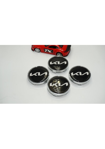 Kia Yeni Nesil Logo Jant Göbeği Kapak Seti 60mm