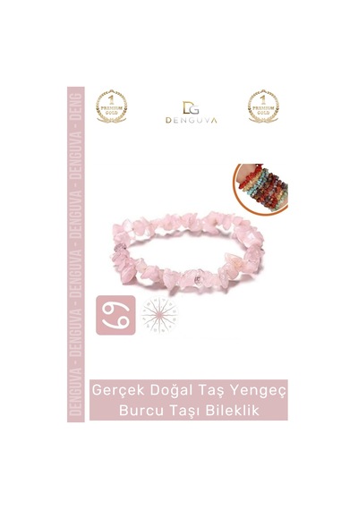 Bileklik Doğal Taş Ayarlanabilir Şans Enerjisi Su Geçirmez Yengeç Burçları Burç Unisex Bileklik Çok Renkli