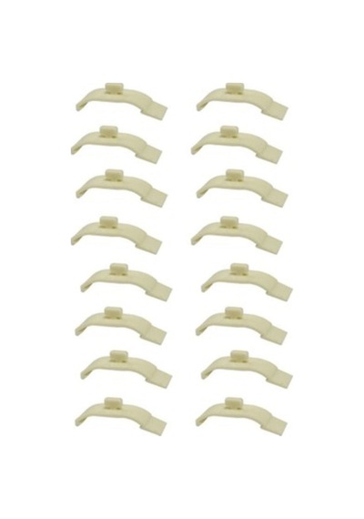 Store Perde Ve Zebra Perde Montaj Apartı 20 Adet Plastik Perde Aparatı Beyaz