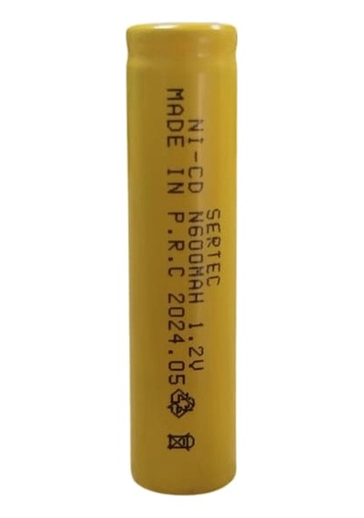 Sertec - 1.2v 600 Mah - N Boy - Ni-cd Şarjlı Pil - Başsız / Flat Head Crchmgo
