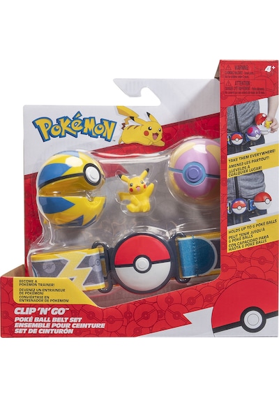 Pokemon Clip 'n' Go Pokeball Kemer Ve Figür Seti Pkw4165