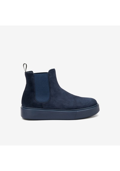 Blu Navy Bot Kadın 41c2 Frau Waxy Chelsea Boot Lacivert
