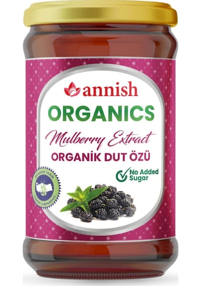 Organik Karadut Özü 640g - Şeker İlavesiz Ve %100 Doğal
