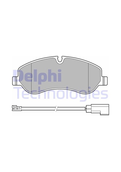 Delphı Lp2661 - Ön Balata Ford Transıt V363 14 -transıt Custom 2