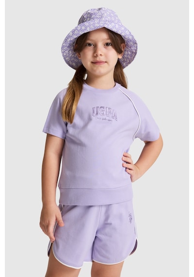 U.S. Polo Assn. Kız Çocuk Lila Pijama Takım 50326607-vr034