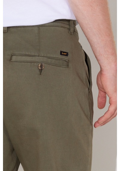 Lee Slim Fit Dar Kesim Normal Bel Haki Esnek Jogger Pantolon LM043002801 Haki