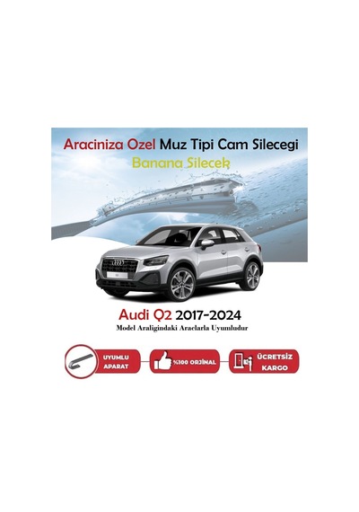 Audi Q2 Muz Silecek Takımı 2017-2024