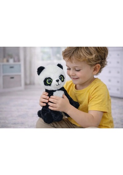 Peluş Cam Gözlü Hayvanlar 25 Cm
