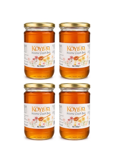 Van Köylüm Çiçek Balı 850 Gr X 4 Adet
