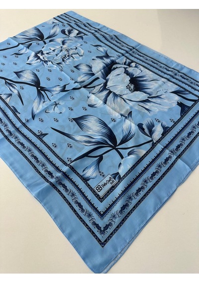 Polo Craft Soft Pamuklu Şal Mavi Serisi Fzy0801-48115 Çok Renkli