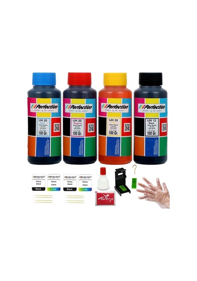 Bitmeyen Kartuş Canon E414/404/484/e474 Uyumlu Mürekkep 4x100 Ml.