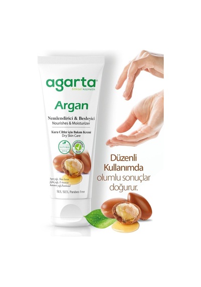 Agarta Doğal Argan Yağlı Besleyici Cilt Kremi 75 ML