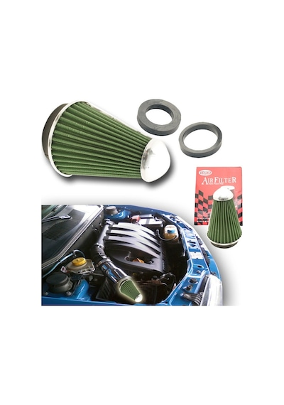 Carub Tuning Hava Filtresi 2 Aparatlı Krom-yeşil Br4686002 1 Adet