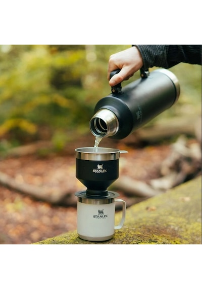 Stanley Brew Pour Over Paslanmaz Çelik Kahve Demleyici Siyah Çok Renkli