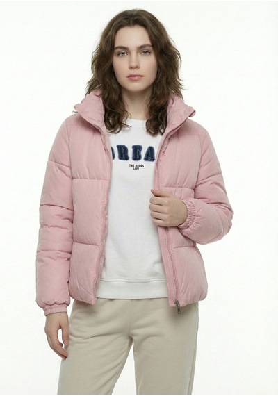 Regular Fit Kadın Mont Pembe