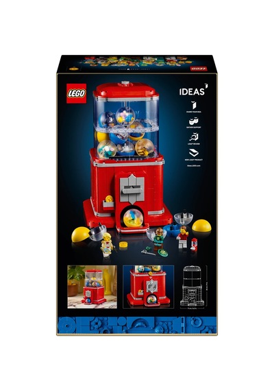 Ideas Minifigür Otomatı 21358 - Yetişkinler İçin Dekoratif Model Yapım Seti 1343p