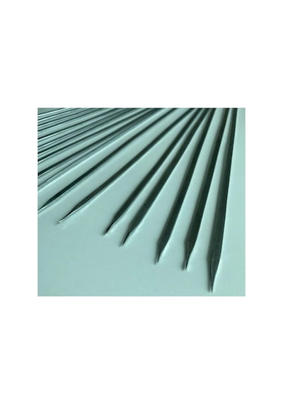 Mobilreyon 12 Adet Kuşbaşı Şişi 60 Cm, Et Mangal Yassı Şiş Uzunluk 60 Cm