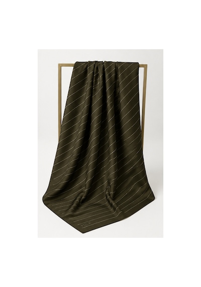Aker Kadın İpek Krep Saten Eşarp Şık Ve Zarif Tasarım 9201701 Çok Renkli
