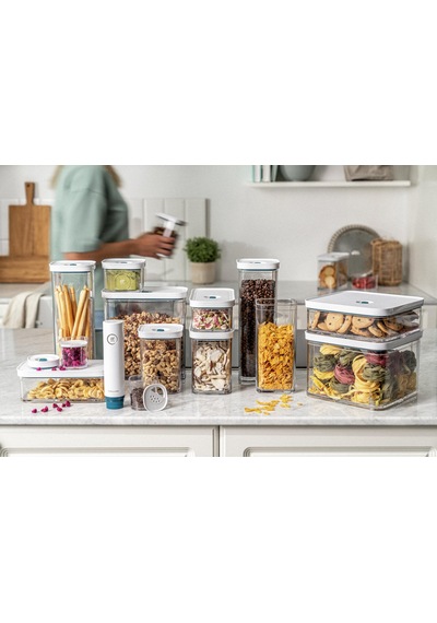 Zwıllıng Fresh & Save Cube Vakumlu Saklama Kabı 3m, 21 Santimetre Şeffaf