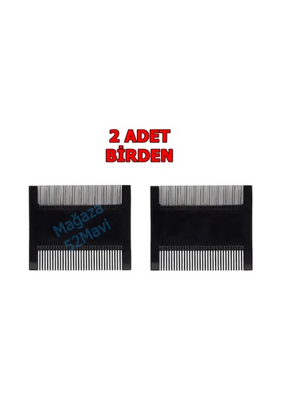 Ince Kalın Çift Yönlü Cep Bit Tarağı