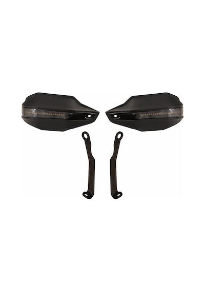 GP Kompozit KTM Duke 250 2024 Uyumlu Led Sinyalli Elcik Koruma Siyah