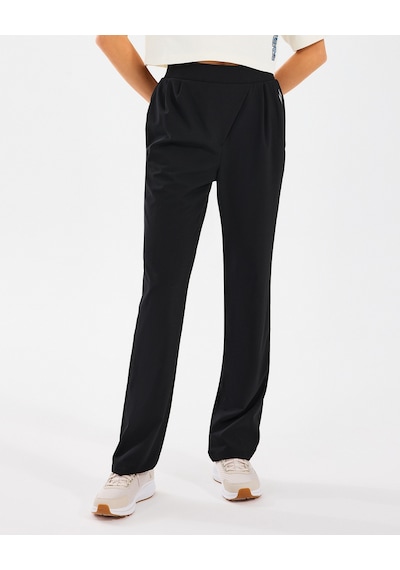 Skechers W Micro Wide Leg Pant Kadın Siyah Pantolon S2510121-001 Siyah