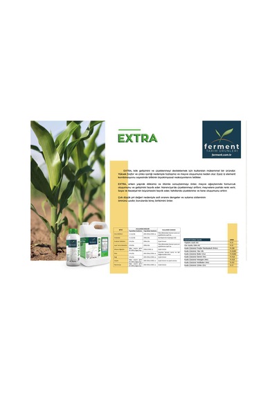Ferment Extra Sıvı Gübre 1 L.%5 Azot %20 Fosfor-Mikro Elementler