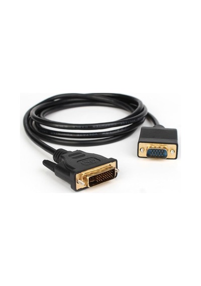 150 cm. DVI I 24+5 Dual Link To VGA Erkek - Erkek Görüntü Kablo