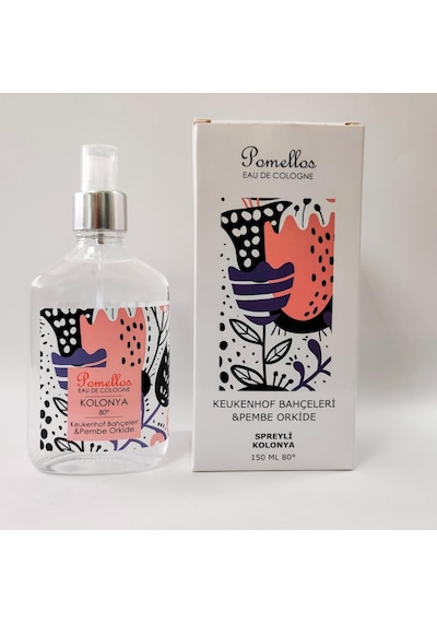 Pomellos 80 Derece Keukenhof Bahçeleri & Pembe Orkide Kolonyası Sprey 150 ML