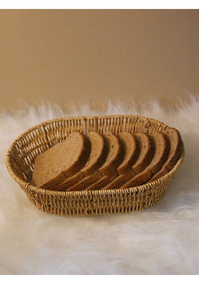 Hasır Rattan Oval Geniş Ekmek Sepeti Diğer