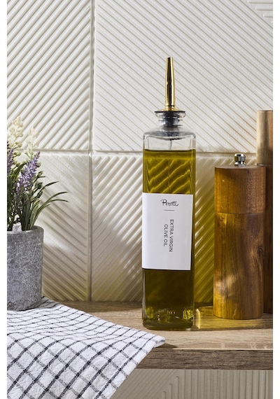 Molivet Gold Kapak 750ml Cam Yağdanlık-sosluk-sirkelik