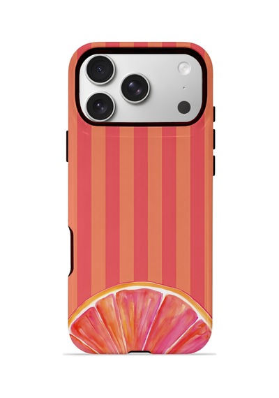Apple iPhone Uyumlu 17 Pro Max Vorian Çift Katmanlı Magsafe Kılıf Grapefruit Sunset