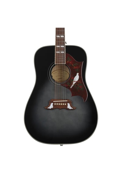 Epiphone Dove Studio Elektro Akustik Gitar Trans Ebony