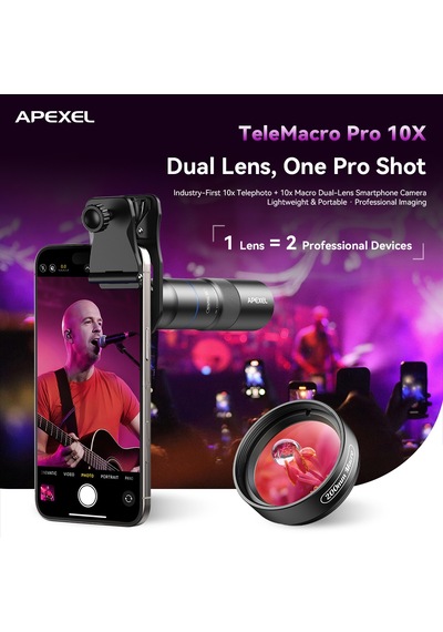 Apexel Telemacro Pro 10x